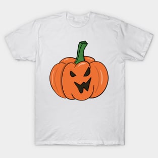 Scary Halloween Spooky Pumpkin T-Shirt